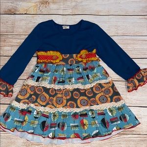 Tutu & Lulu ruffles knit dress Sz 5/6